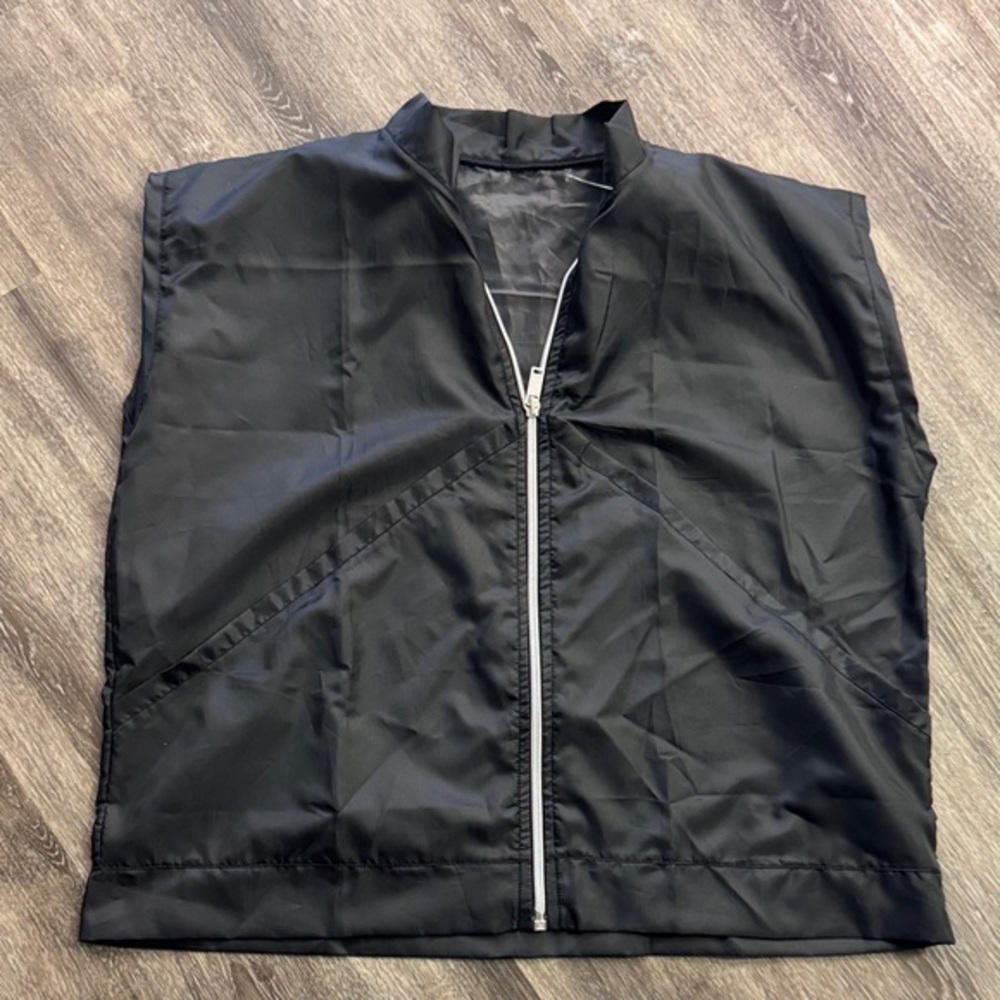 Women's Black Zip-Up Vest
